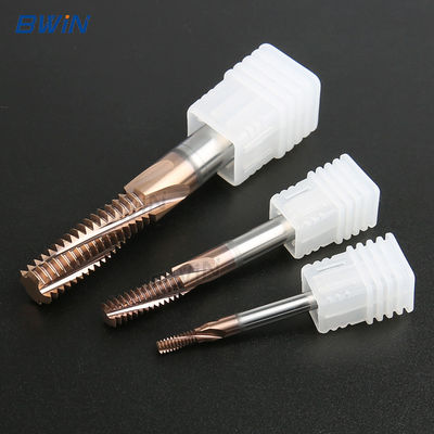 Sesuaikan Thread End Mill Carbide ISO Mertic Full Tooth Thread Endmill Milling Cutter